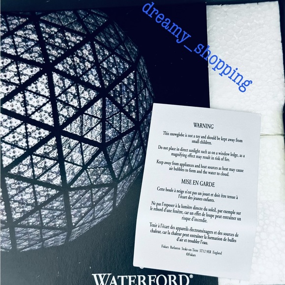 NIB Waterford 2021 Times Square Snow Globe Gift Of Happiness Home Decor #1055465 - Picture 7 of 11